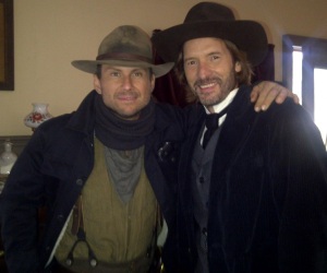 BC actor Adrian Hough with Christian Slater
